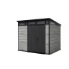 Zahradní domek 9x7 Storm Grey, s podlahou Keter PENT Signature 612039