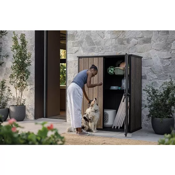 Zahradní box Keter Signature 1400 l Walnut 610684