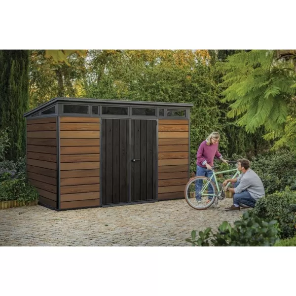 Zahradní domek Signature 11x7 Walnut, s podlahou Keter PENT 610667