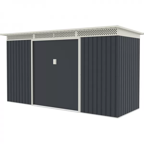 Zahradní domek G21 GRAH 483 - 340 x 142 cm, antracitový 6390091