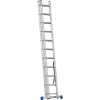 Žebřík G21 třídílný 7,6m 3x11 příček 6390389